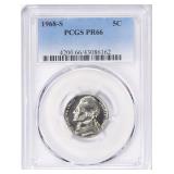 1968-S Jefferson Nickel PCGS Proof-66