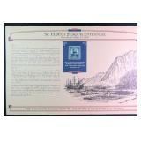 Hawaii Two-Sided 1920's Stamp Display Stamped Com.