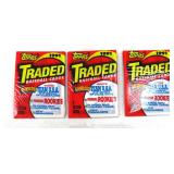 Three (3) 1991 Topps Traded Unopened Packs!
