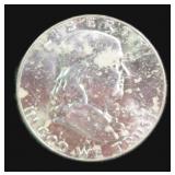 1962 Silver Franklin Half Dollar, $23.55 Melt