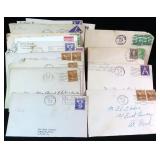 Collection of 1940's Cancelled Stamps incl. WW II
