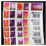 One Hundred (100) TULIPS Forever Stamps