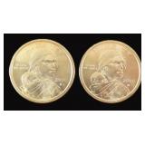 Random Pull of TWO (2) Sacagawea $1 Coins