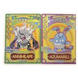 Azumarill and Annihilape Arcade Chinese Cards