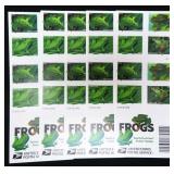 One Hundred (100) FROGS Forever Stamps