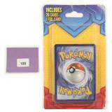 Unopened Pokemon Hanger Card with 21 Cards