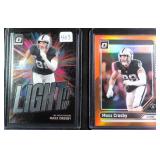 TWO (2) Maxx Crosby Football Cards (incl.# 93/249)