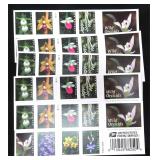 One Hundred (100) Orchids Forever Stamps