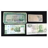 Four (4) Foreign Currency