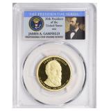 2011-S Pres $ James A. Garfield PCGS Proof-70 DCAM