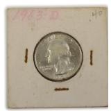 Silver 1963-D Washington Quarter, $11.71