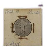 1928-S Silver Standing Liberty Quarter