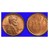 1944-D Lincoln Cent PCGS MS-64 RB