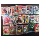 Quantity of Football Cards with Stars and HOFers