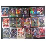 Eighteen (18) Football Cards incl. Gronk, Tony
