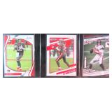 Three (3) Tom Brady Football Cards