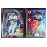 TWO (2) Yoshinobu Yamamoto (RCs) Dodgers ACE