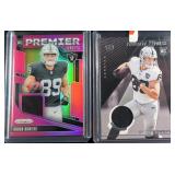 TWO (2) Brock Bowers RELIC (RC) Game Used Material