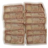Saudi Arabian One Riyal Notes