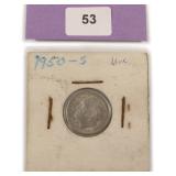 1950-S Silver Roosevelt Dime, $4.70 Melt Value