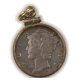 1945 Silver Mercury Dime, $4.70 Melt Value