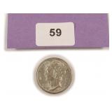 1944-D Silver Mercury Dime, $4.70 Melt Value