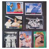 Seven (7) Mickey Mantle Baseball Cards