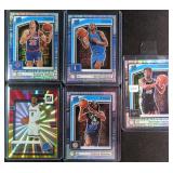 Five (5) NBA ROOKIE CARDS