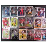 Eighteen (18) 2020-21 Football Cards loaded with