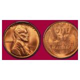 1955-D Lincoln Cent PCGS MS-66 RD