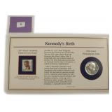 1964 Kennedy Silver Half Dollar Display