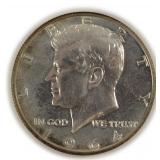 90% Silver 1964 Kennedy Half Dollar, $23.50