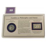 1961 Silver Franklin Half Dollar Display