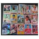 Baseball Cards: Rod Carew, Molitor, Brett, Ausmus