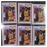 Seven (7) 1989-90 Fleer James Worthy Cards