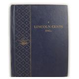 partial Lincoln Cent Album as shown