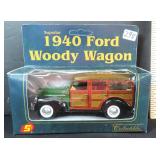 6" 1940 Ford Woody Wagon Die Cast (In Box)