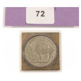 Buffalo Nickel Encased in Metal, Perhaps