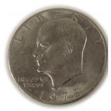 1972 Enhanced Silver Ike Dollar