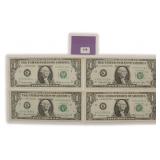 Four (4) $1 FRN