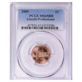 2009 Lincoln Cent Professional Life PCGS MS-65 RD