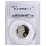 2011-S Jefferson Nickel PCGS Proof-70 DCAM