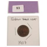 1907 Indian Head Cent