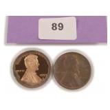 TWO (2) Lincoln Cents