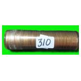 Fifty (50) 1956 Lincoln Wheat Cents, Unopened