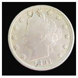 1891 "V" Nickel