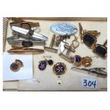 Estate Finds: Tie Tacks and Ford Key