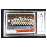 1974 Topps Reds Team Card, BCCG 8
