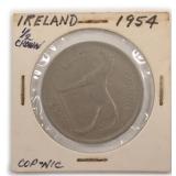 1954 Ireland 1/2 Crown