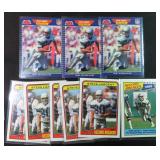 Nine (9) Steve Largent Football Cards
